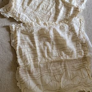 Excellent condition! Included in sale is duvet cover (king), 2 pillow shams.